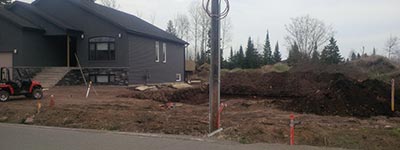 Thunder Bay New Building Site gravel devlivery